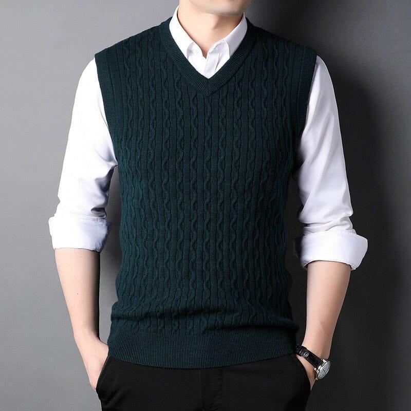 The Maverick Wool Sweater Vest