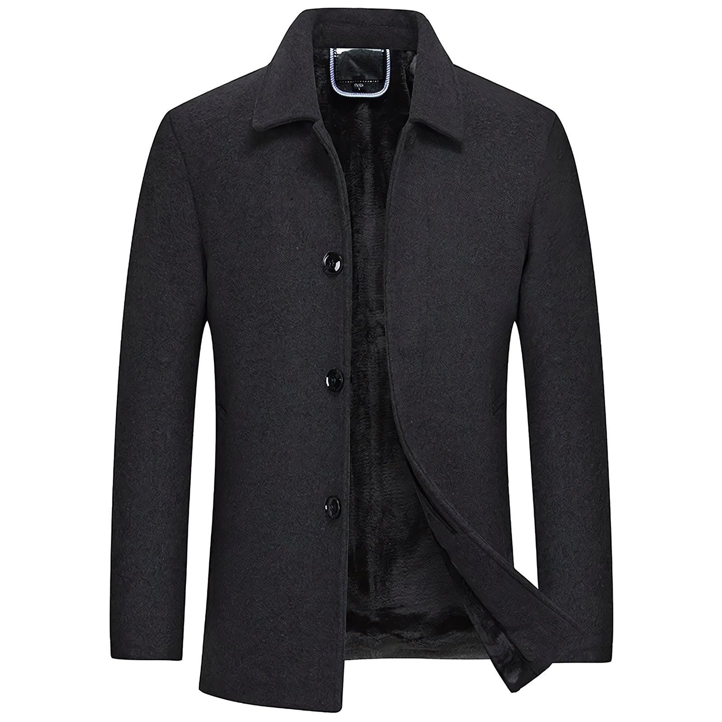 The Maverick Denmark Short Wool Overcoat