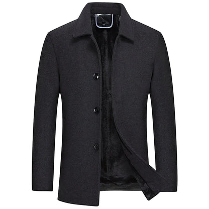 The Maverick Denmark Short Wool Overcoat