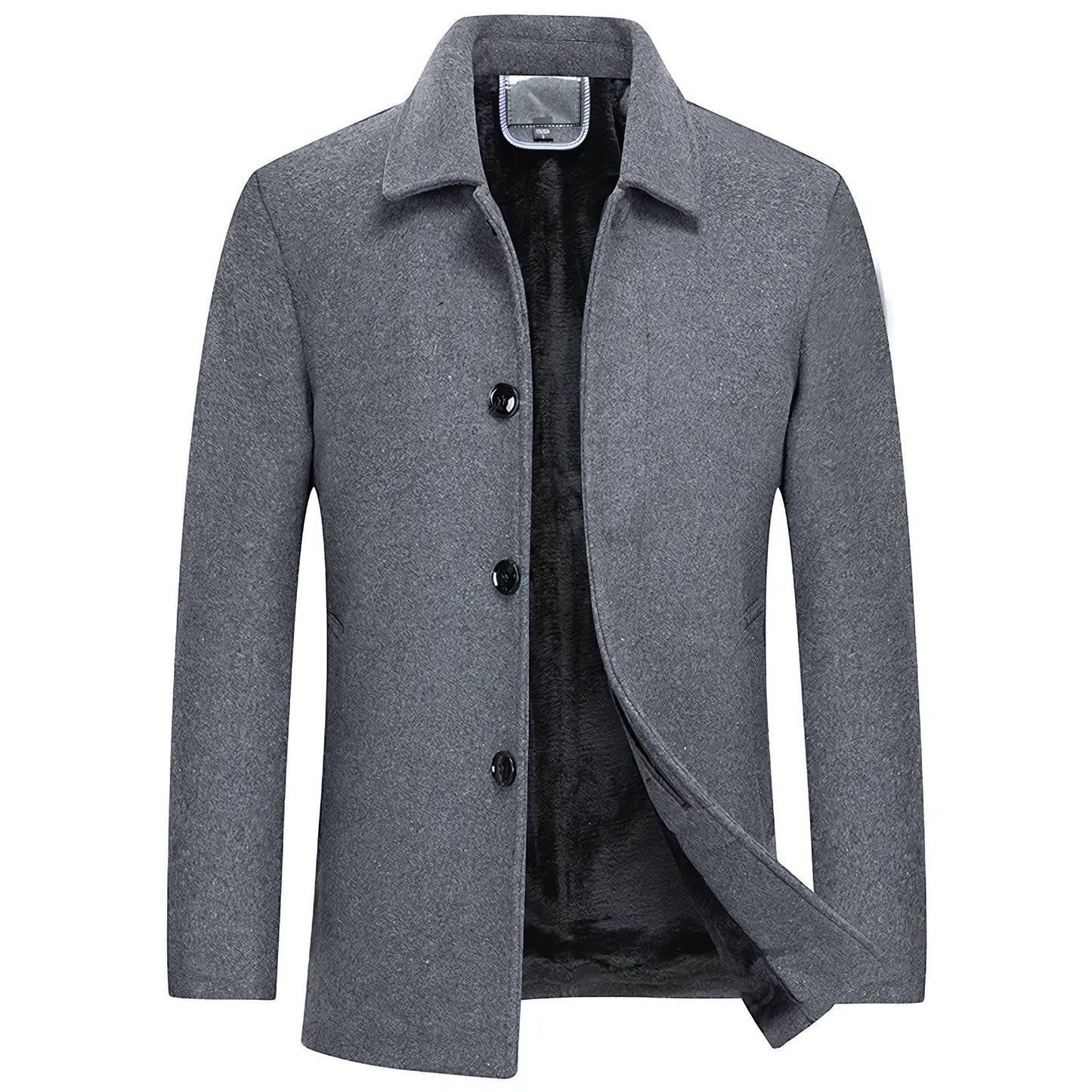 The Maverick Denmark Short Wool Overcoat