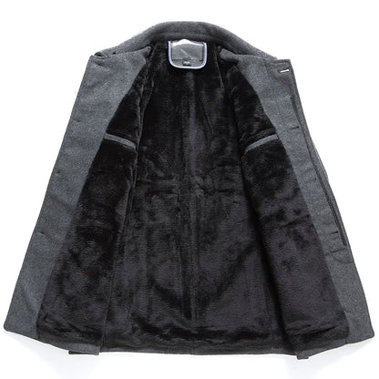 The Maverick Denmark Short Wool Overcoat