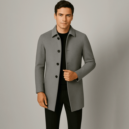 The Maverick Denmark Short Wool Overcoat