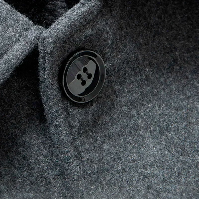 The Maverick Denmark Short Wool Overcoat