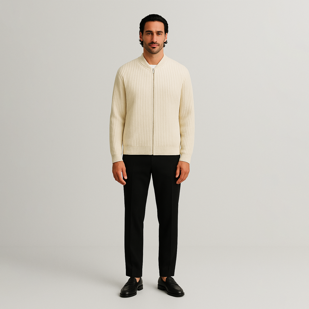 The Maverick Classic Sweater with Zipper