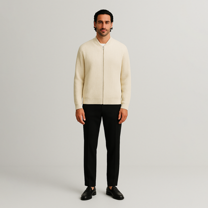 The Maverick Classic Sweater with Zipper