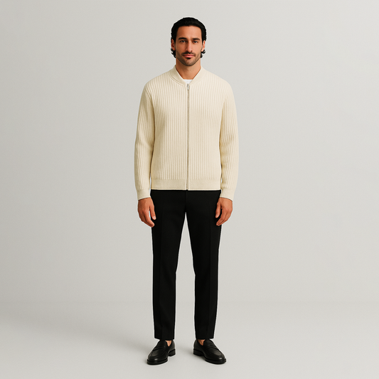 The Maverick Classic Sweater with Zipper