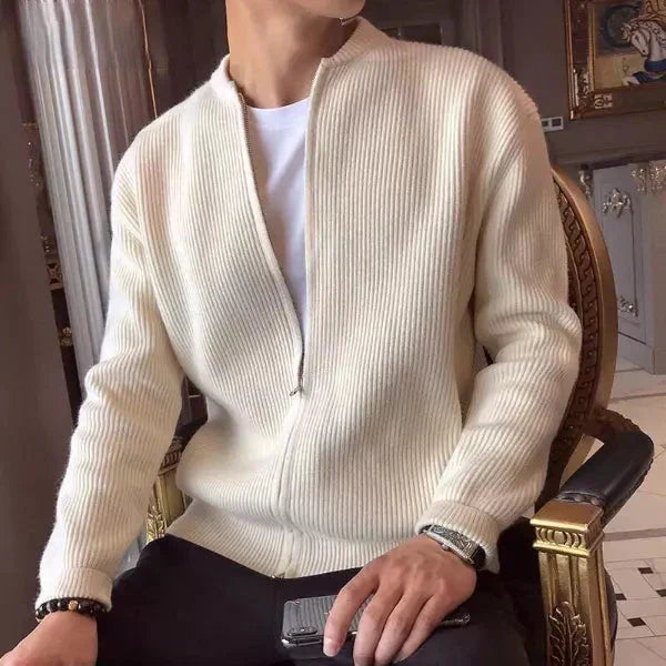 The Maverick Classic Sweater with Zipper