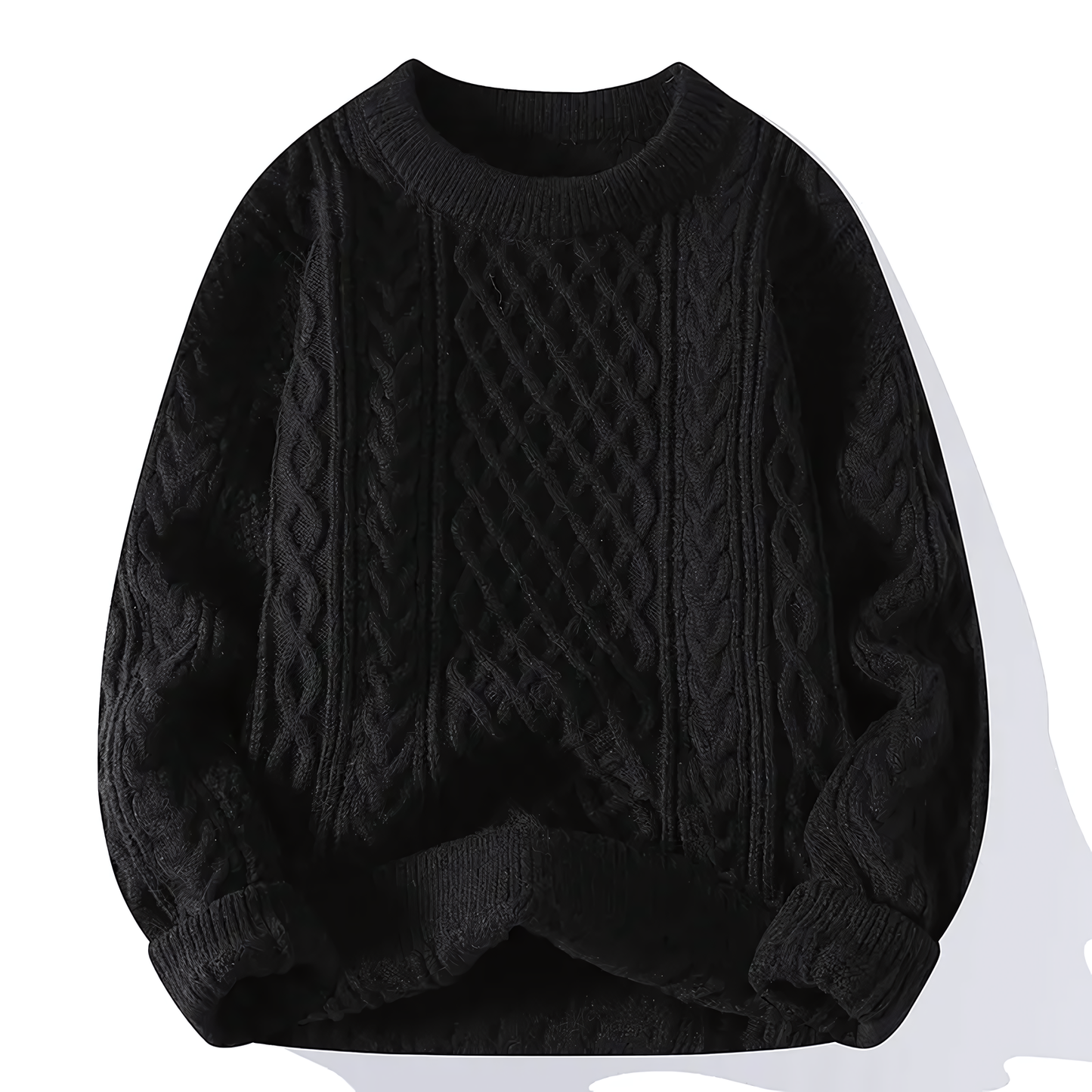 The Maverick Noir Wool Sweater