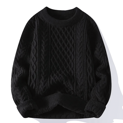 The Maverick Noir Wool Sweater