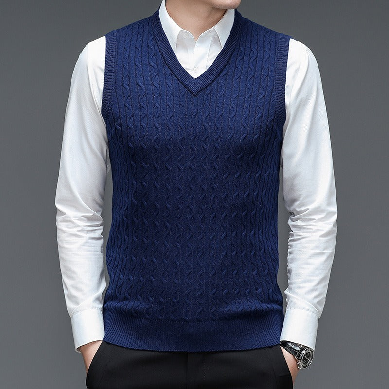 The Maverick Wool Sweater Vest
